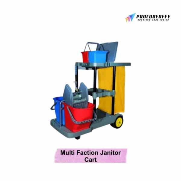 Housekeeping Supplies Multi Faction Janitor Cart