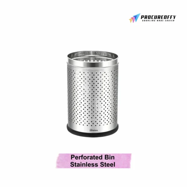 Housekeeping Supplies Perforated Bin Stainless Steel