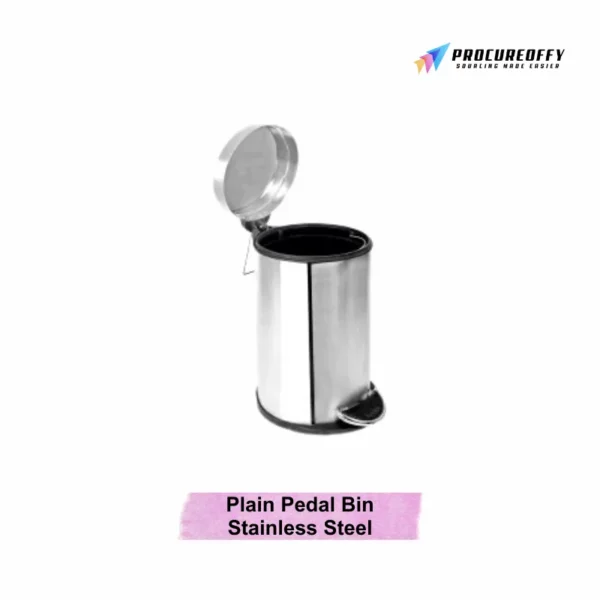 Housekeeping Supplies Plain Pedal Bin Stainless Steel
