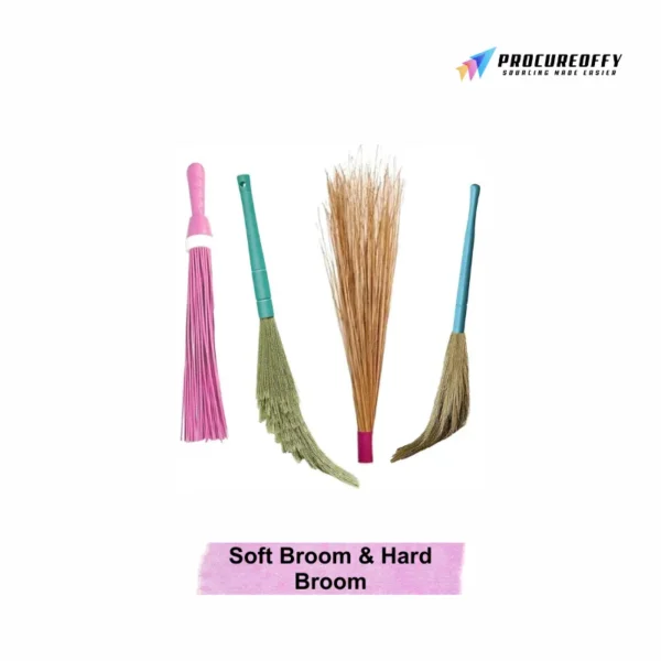 Housekeeping Supplies Soft Broom & Hard Broom