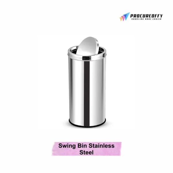 Housekeeping Supplies Swing Bin Stainless Steel